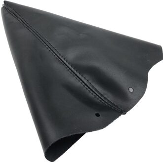 Chrome Auto Styling Pookknop Met Leather Gaiter Boot Cover Case Kraag Voor Peugeot 307 207 406 Citroen C3 c4 C5 Case enkel en alleen(nee kader)