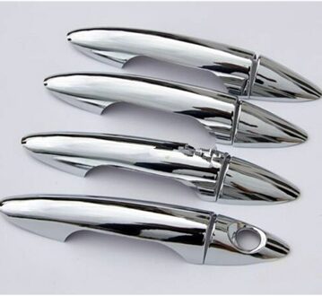 Chrome Deurgreep Cover Trim Voor Hyundai Solaris Verna I25 Accent Grote Avega Auto styling