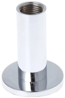 Chrome Douche Arm Flens Houder Messing Slang Connector Muur Zuignap Wall Mount