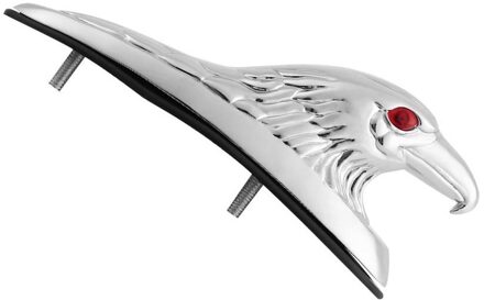 Chrome Eagle Hoofd Vorm ATV Front Fender Frame Ornament Voorspatbord Accent Stuk voor Motorrijwiel Auto Motorkap