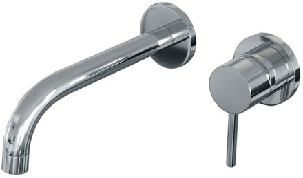 Chrome Edition inbouw wastafelkraan - hendel 1 - chroom