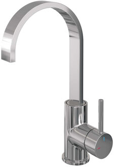 Chrome Edition wastafelkraan hoog cascade - hendel 1 - chroom