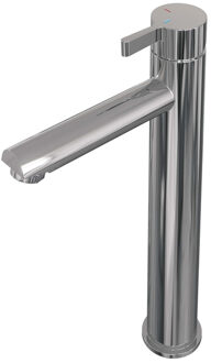 Chrome Edition wastafelmengkraan verhoogd met type HD1 greep opbouw ColdStart gepolijst chroom