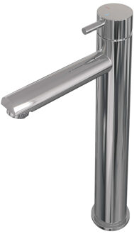 Chrome Edition wastafelmengkraan verhoogd met type HD5 greep opbouw ColdStart gepolijst chroom