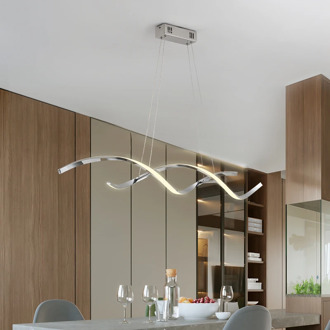 Chrome Gold Plated Hanging NEW Modern Pendant Lights For Dining Room Kitchen Room Home Deco Pendant Lamp Fixture luminaire