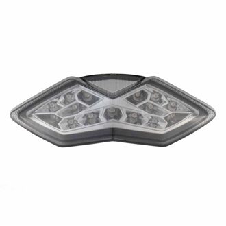 Chrome Led Geïntegreerde Blinker Achterlicht Tail Brake Richtingaanwijzer Voor KAWASAKI Z 1000 Z1000 ZR1000 ZRT00D rook
