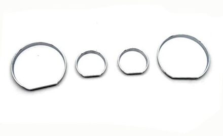 Chrome Styling Dashboard Gauge Ring Set Voor Bmw E46 3 Serie 1999-2006