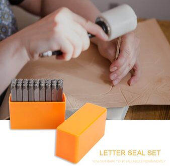 Chrome Symbool Letters Stempelen Set 27 Postzegels Voor Metalen Markering Leathercraft Tool Voor Amateur Identificeren Ambachten Ornament