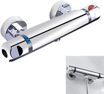 Chrome Thermostatische Bar Douche Mengkraan Anti Verbranden Tap