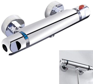 Chrome Thermostatische Bar Douche Mengkraan Anti Verbranden Tap