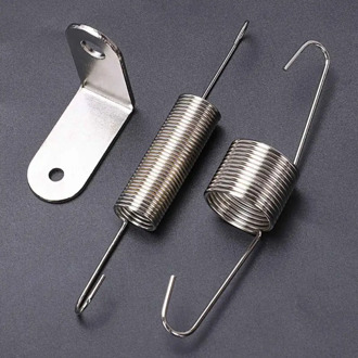 Chrome Throttle Return Spring Bracket Double Spring For Chevrolet Ford 302 350