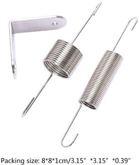 Chrome Throttle Terugkeer Lente Beugel Dubbele Lente Voor Chevrolet Ford 302 350 L9CE