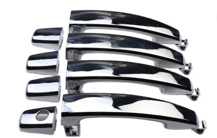 Chrome Voor Achter Links Rechts Outer Buiten Buitenkant Deurklink 96468266 96468306 Voor Chevrolet Captiva Sport Aveo Saturn Vue 4 Sides 1 hole