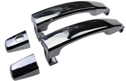 Chrome Voor Achter Links Rechts Outer Buiten Buitenkant Deurklink 96468266 96468306 Voor Chevrolet Captiva Sport Aveo Saturn Vue voorkant paar- 1 hole