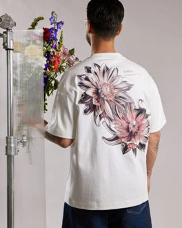 Chromer tee off - maat L Wit