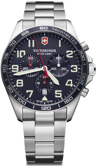 Chronograaf Victorinox Swiss Army horloge Zwart