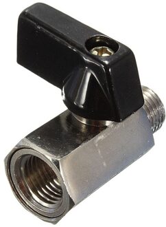 Chroom Messing 1/4Inch Bsp Kogelkraan Threads Tap Man-vrouw Air Compressor Slang