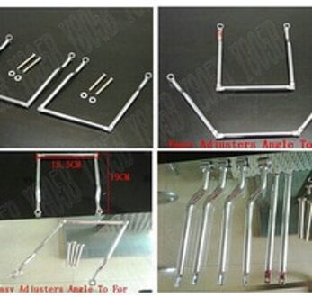 Chroom metalen zadel saddlebag guard bar voor honda shadow ace vt400 vt750 ace 1997-2003 mt-32