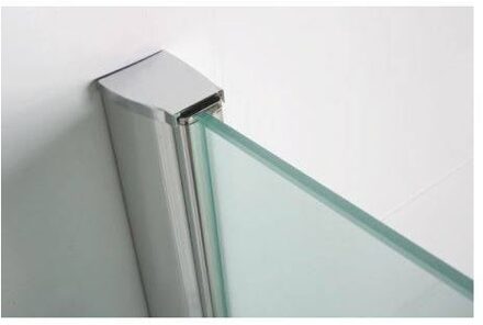 Chroom Muurprofiel Glaswand 200 cm Aqua Splash