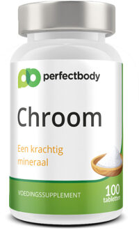 Chroom Picolinaat Tabletten - 100 Tabletten - PerfectBody.nl