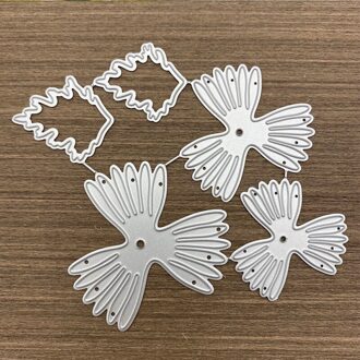 Chrysant Bloem Metalen Stansmessen Stencil Sjabloon Voor Diy Scrapbooking Embossing Papier Kaarten Album Maken Craft Sterft Cut