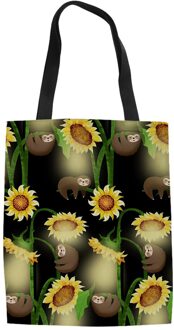 Chrysant Thema Herbruikbare Vrouwen Boodschappentas Boodschappentas Meisjes Mode Vrije Tijd Handtas 1