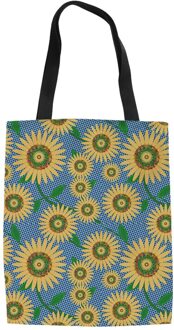 Chrysant Thema Herbruikbare Vrouwen Boodschappentas Boodschappentas Meisjes Mode Vrije Tijd Handtas 4