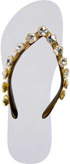 Chrystal flower wit Veelkleurig - 35-36