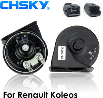 CHSKY Auto Hoorn Slak soort Hoorn Voor Renault Koleos 2007 tot Nu 12 v Loudness 110-129db Auto Hoorn Lange Levensduur tijd Hoge Lage Claxon