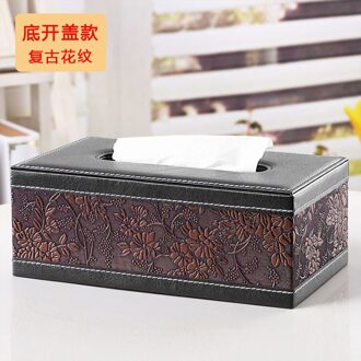 Chuban Huishoudelijke Tissue Dozen Auto Leer Kartonnen Restaurant Servet Doos Creatieve Thuis Pu Tissue Doos Tissue Box C249 1442