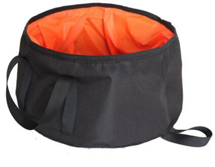 Chuban Multifunctionele Ultralichte Opvouwbare Water Wastafel Opvouwbare Emmer Draagbare Reizen Wastafel Voet Bekken Vouwen Bassin N133 zwart