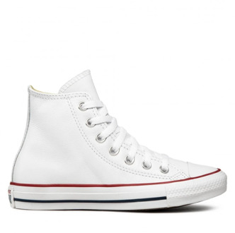 Chuck Taylor All Star Hi Leather 132169C, Mannen, Wit, Sneakers maat: 39.5 EU