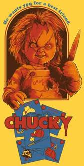 Chucky Out Of The Box Dames T-shirt - Geel - L