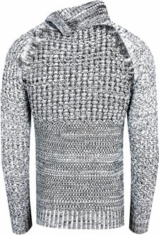 Chunky coltrui aan de zijkant Wit - M