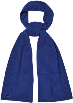 Chunky Rib Knit Sjaal Heren blauw - 1-SIZE