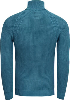 Chunky Slim Fit Coltrui - maat XL Blauw