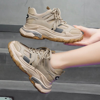 Chunky Sneakers For Women 2020 Autumn Fashion Luxury Brand Platform Vulcanized Shoes Woman Ladies Casual Shoes Running Trainers