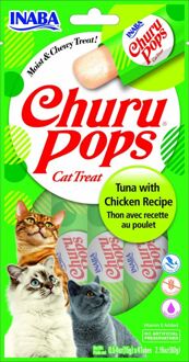 Churu Pops - Kattensnack - Kip - Tonijn - 0,004 kg