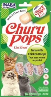 Churu Pops - Kattensnack - Kip - Tonijn - 4x15 gram
