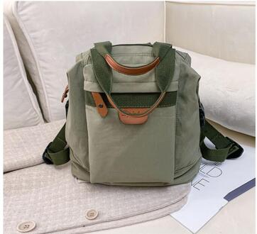 Chuwanglin Rugzak Splice Patroon Vrouwelijke Rugzak Voor Tiener Studen Schooltassen Student Zak Mochila Reistas D51810 groen