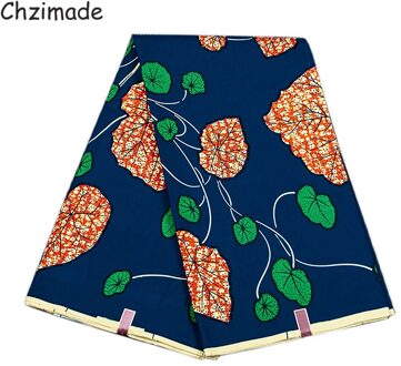 Chzimade 1Yard Afrikaanse Bloem Prints Wax Stof Nigeriaanse Ankara Polyester Tissu Naaien Stof Diy Home Decoratie
