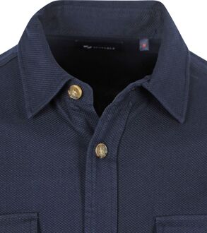 Cia Overshirt Navy Donkerblauw - S