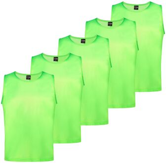 Ciclón Sports Training Bib (5-Pack) groen - XXL