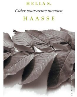 Cider voor arme mensen - Boek Hella S. Haasse (9021455609)