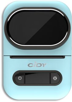 Cidy EQ11 Mini Pocket Papier Printer Bluetooth Draagbare Handheld Thermische Photo Printer Voor Mobiele Telefoon Android En Ios blauw