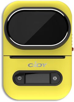 Cidy EQ11 Mini Pocket Papier Printer Bluetooth Draagbare Handheld Thermische Photo Printer Voor Mobiele Telefoon Android En Ios geel