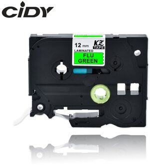 Cidy Tz D31 TZe-D31 TZeD31 TZ-D31 Zwart Op Flugreen Tape Voor Compatibel Brother P-Touch Label Tape Tze D31