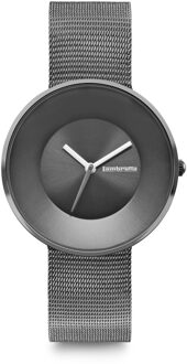 Cielo 34 mm Donker grijs - dames horloge met leren band - 2206GRA