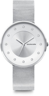 Cielo zilver - horloge - 34 mm - mesh - zilver
