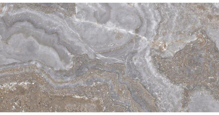 Cifre Cerámica Jewel keramische vloertegel natuursteenlook gerectificeerd gerectificeerd 60 x 120 cm, grey pulido